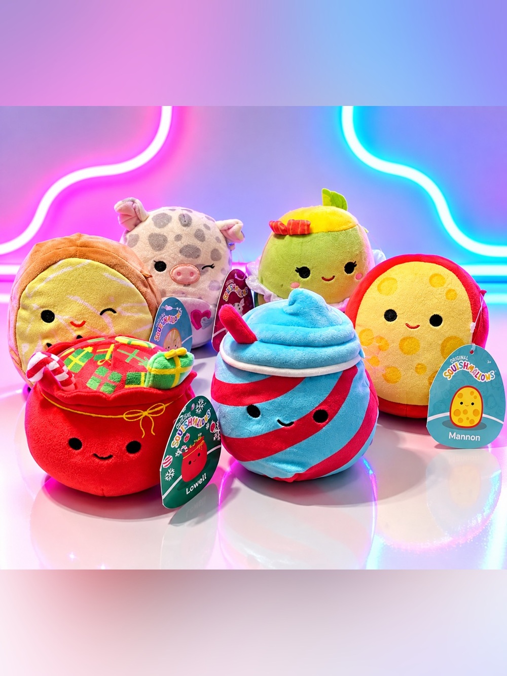 6 Squishmelows bundle 4.5-6”